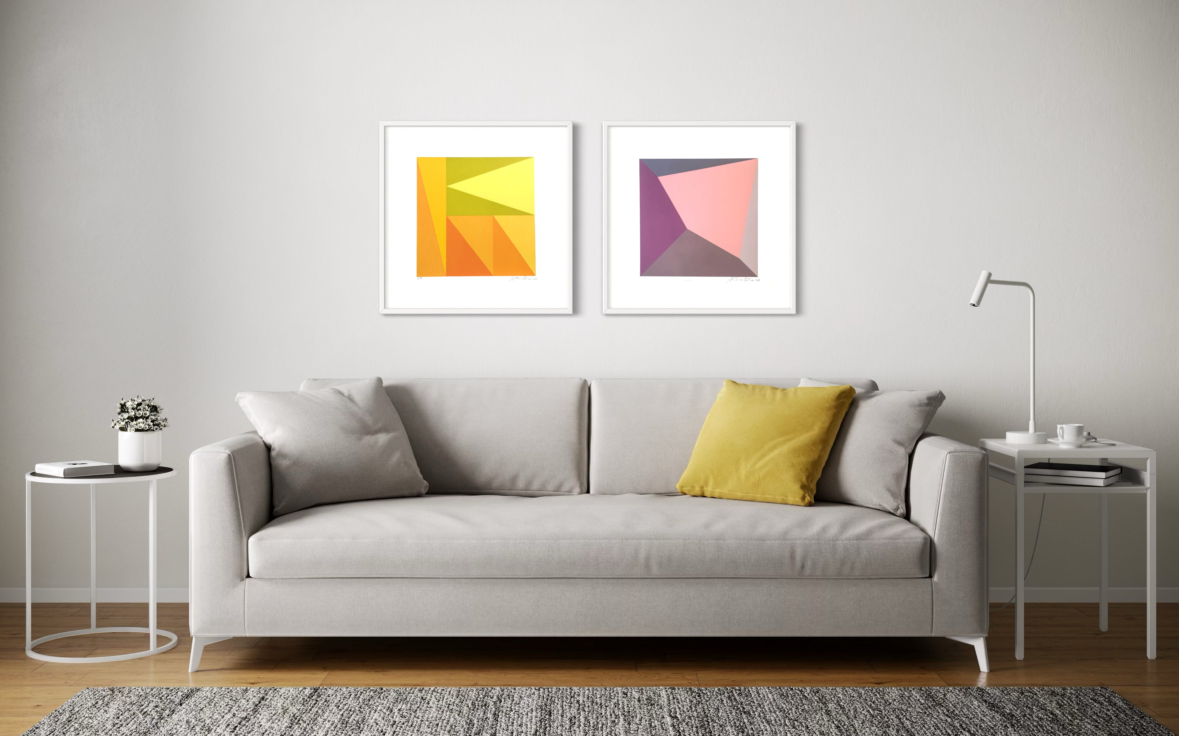 Combo Yellow II & Blue // Antonio Peticov