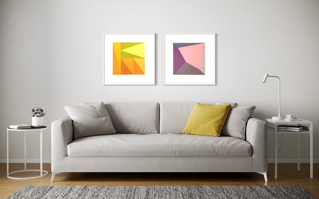 Combo Yellow II & Blue // Antonio Peticov