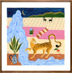 Onça, rio e laranja// Fernanda Peralta