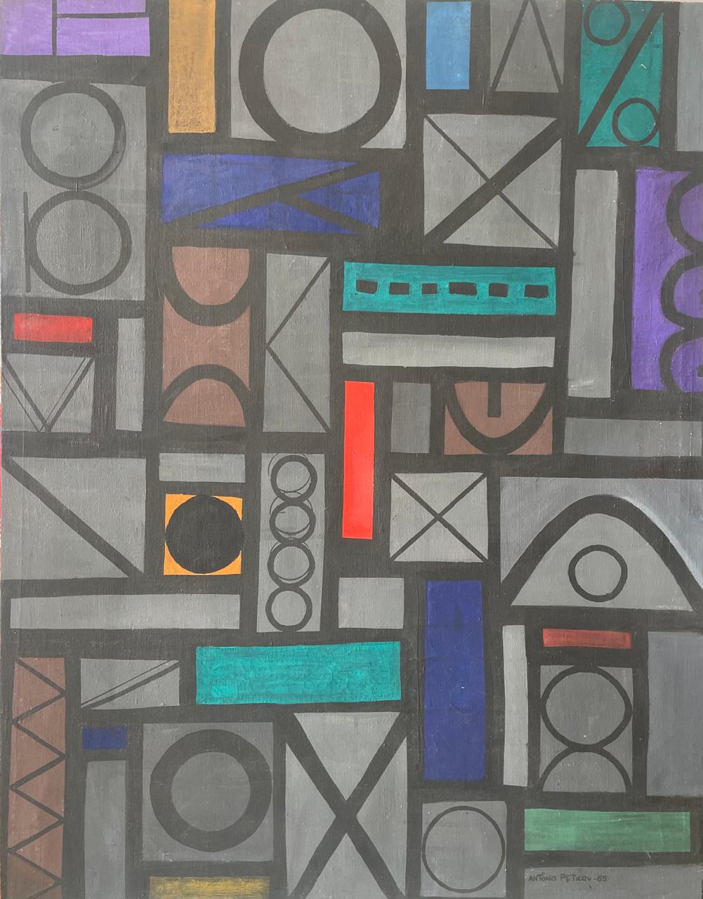 Composição geométrica | Geometric composition // Antonio Peticov