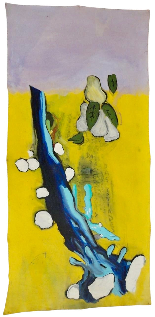 Corredeiras sobre fundo violeta e amarelo | Rapids on Purple and yellow Background - José Leonildon