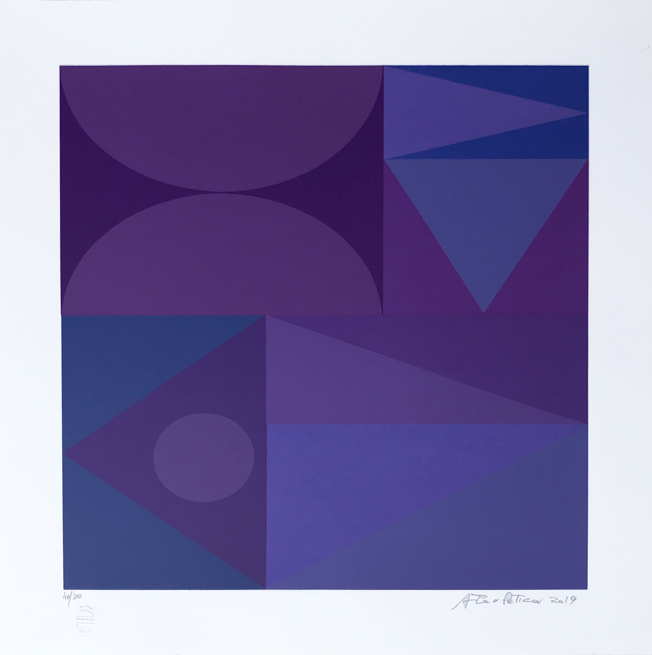 Violet 3 // Antonio Peticov