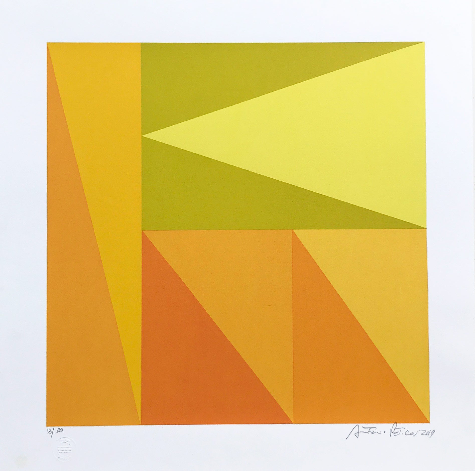 Cota de 'Yellow II', de Antonio Peticov