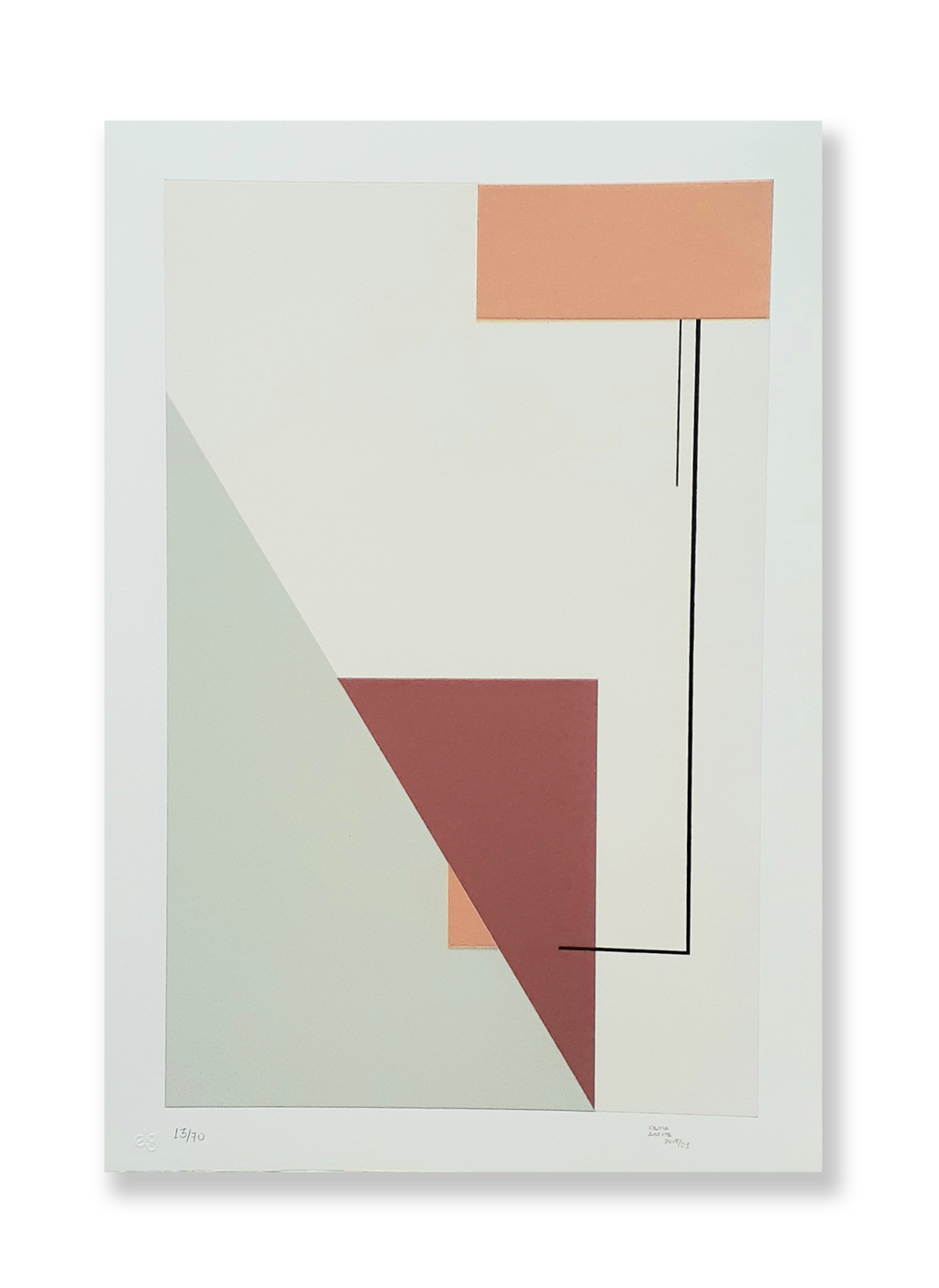 Colagem sobre serigrafia 1 // Cassia Aresta