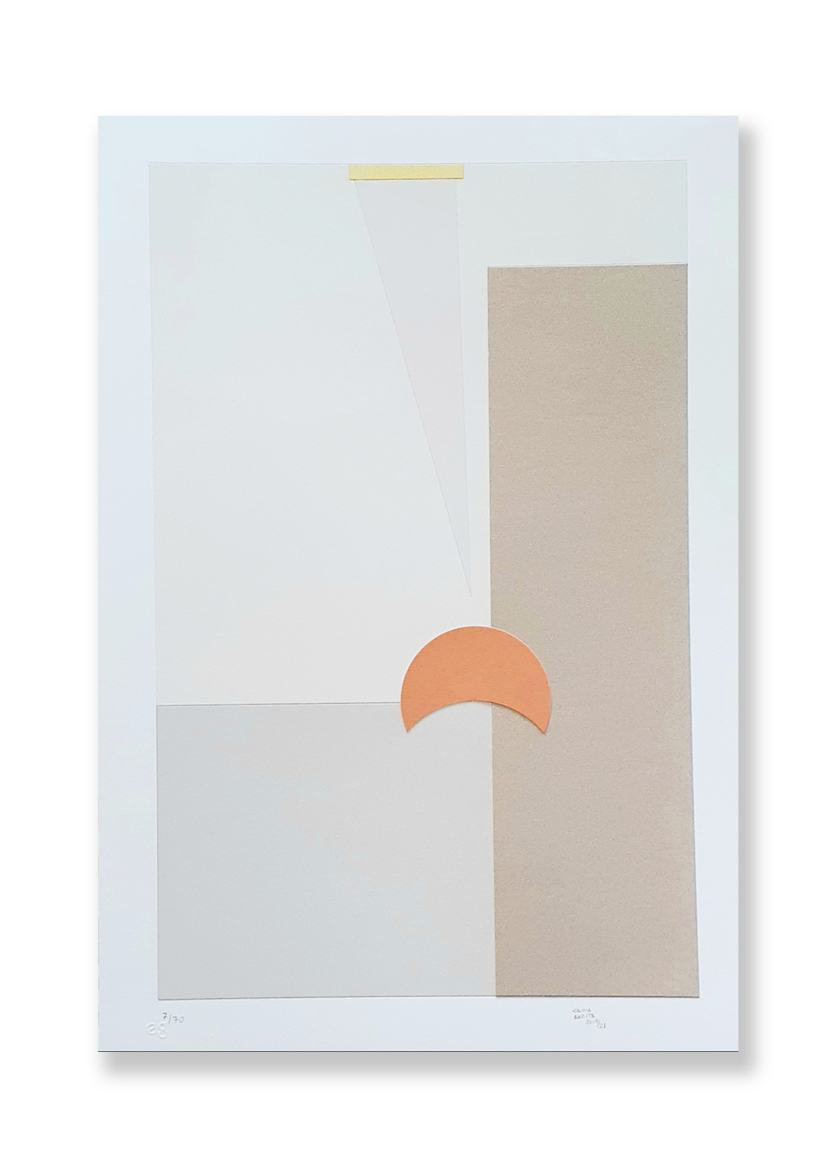 Colagem sobre serigrafia 2 // Cassia Aresta