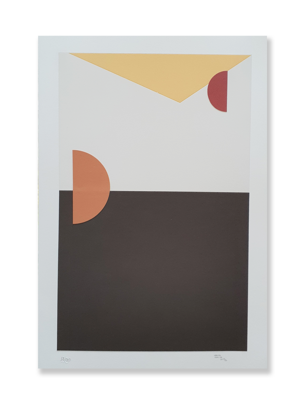 Colagem sobre serigrafia 4 // Cassia Aresta