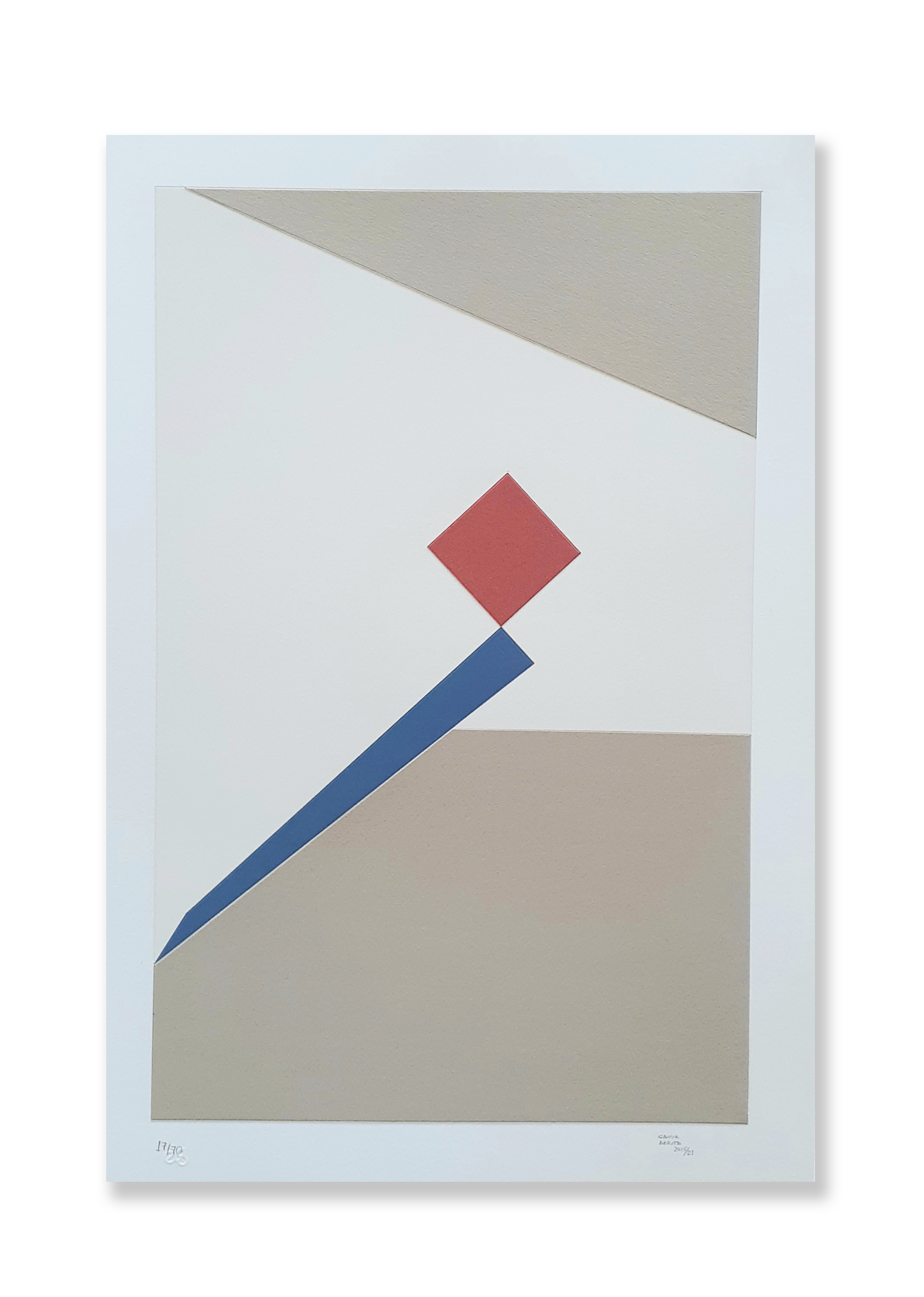 Colagem sobre serigrafia 5 // Cassia Aresta