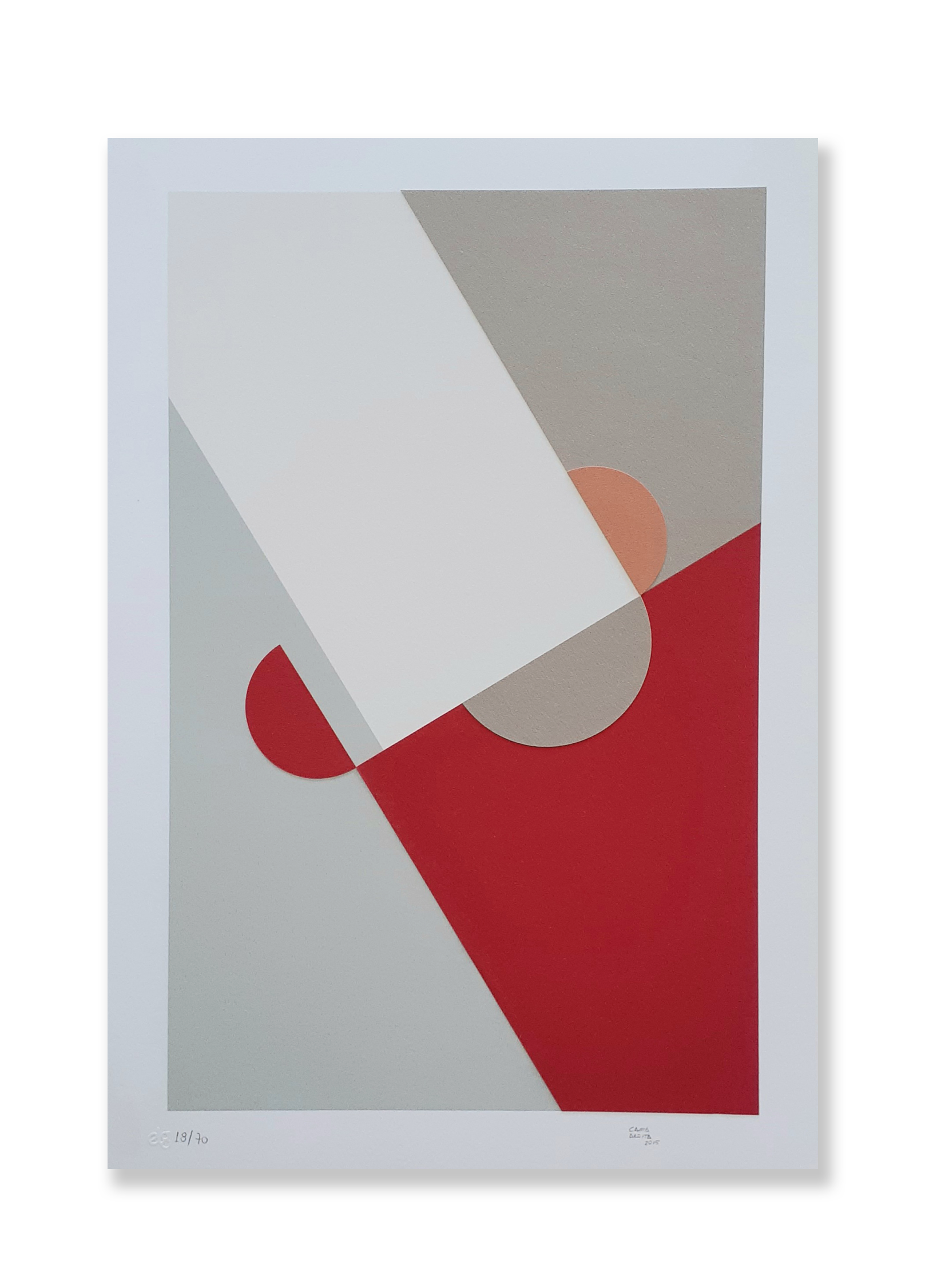 Colagem sobre serigrafia 7 // Cassia Aresta