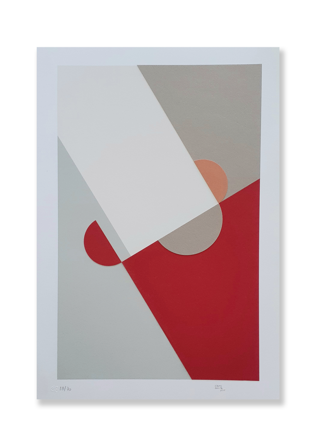 Colagem sobre serigrafia 7 // Cassia Aresta