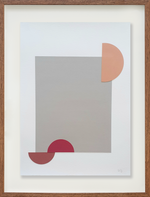 Colagem sobre círculo 1 // Cassia Aresta