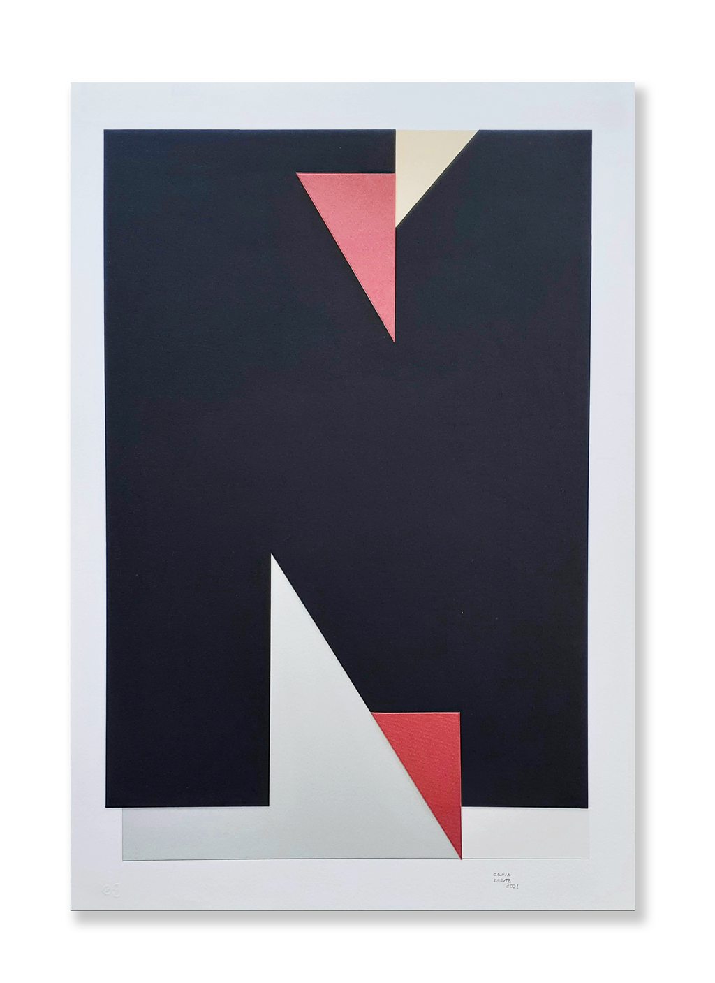 Colagem sobre serigrafia 8 // Cassia Aresta